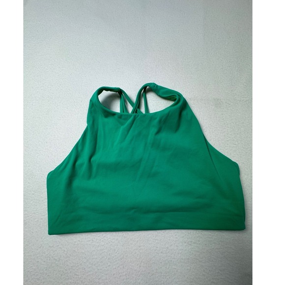 Athleta Other - Athletic Athleta Women L Sports Bra Green High Neck Strappy Back 440938-03 SP19